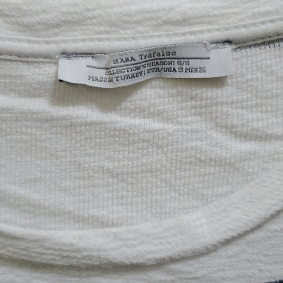 🔴2 for $10🔴 ZARA -DARK NAVY BLUE & WHITE STRIPE - Picture 2 of 5